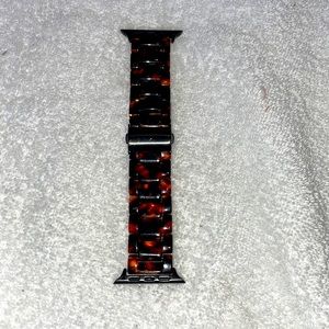 Tortoise shell acrylic Apple Watch band 44mm.